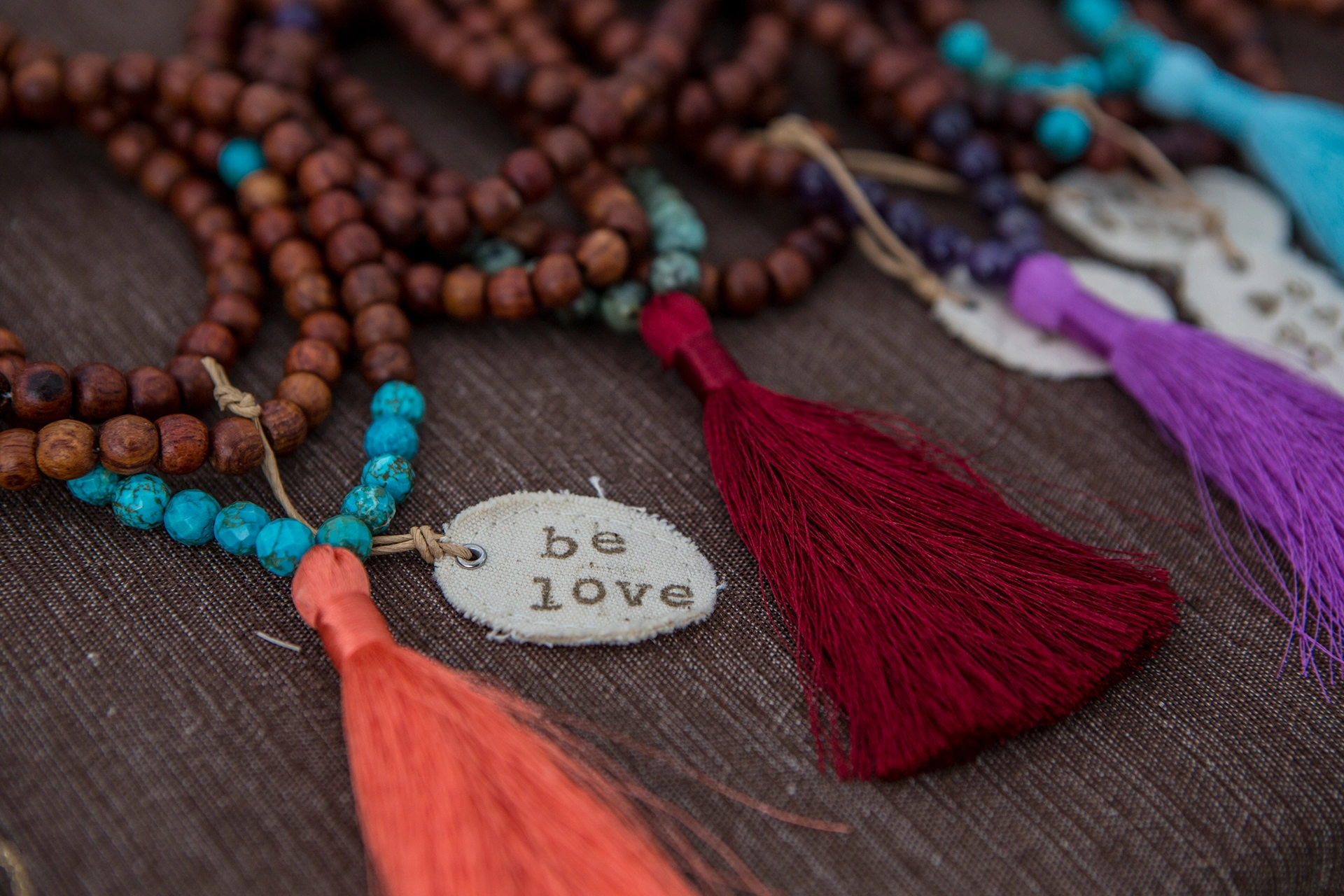 Local artisans make delightful jewelry.