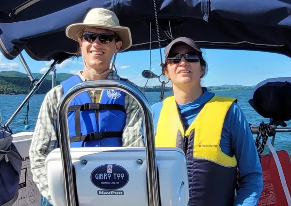 People sailing