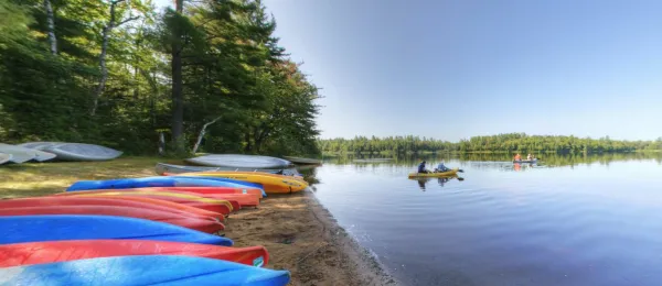 Plenty of paddling at Rollins Pond.