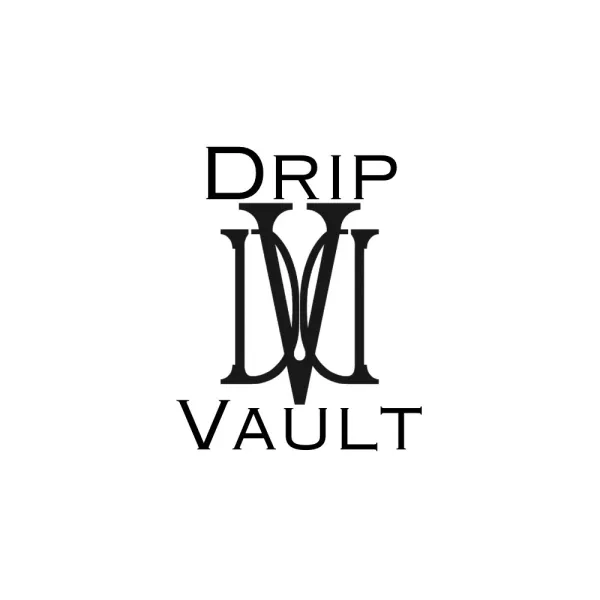 An intertwined D & V with 'Drip' above and 'Vault' below