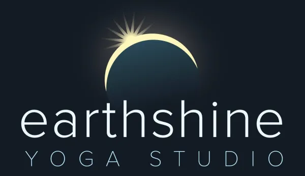 "Earthshine Yoga Studio with eclipsing sun image