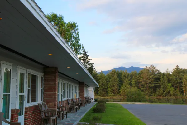 The mountain view from Sara Placid Inn & Suites