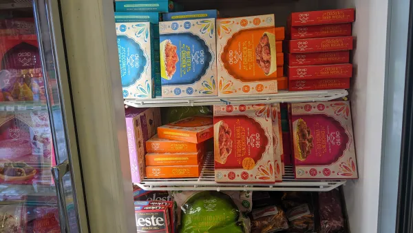 Supplies on a shelf.