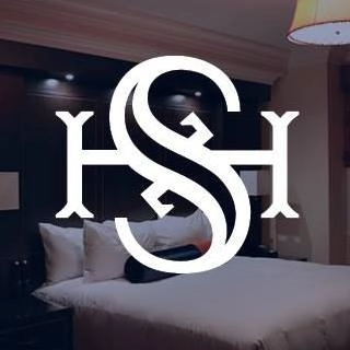 An intertwined 'H' & 'S' making the Hotel Saranac Logo