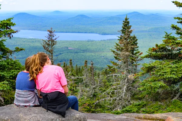 Debar Mountain offers beautiful views.
