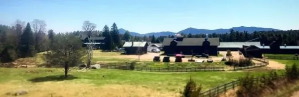 Overhead image of the farm