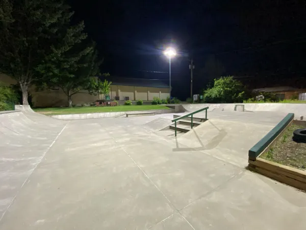 A skatepark