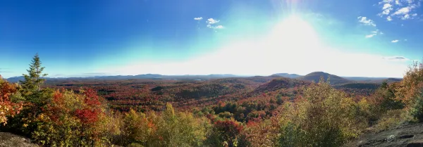 Floodwood Mountain is a fine choice for fall color.