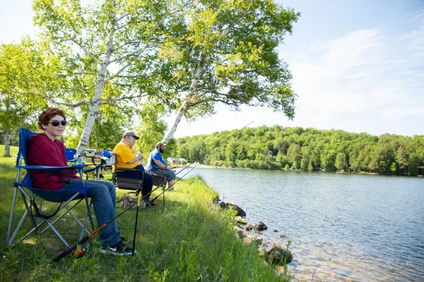 People fishing at Latour Park