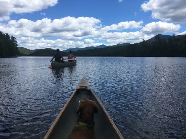 Paddling on Moose Pond