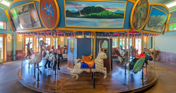 A side of the carousel.
