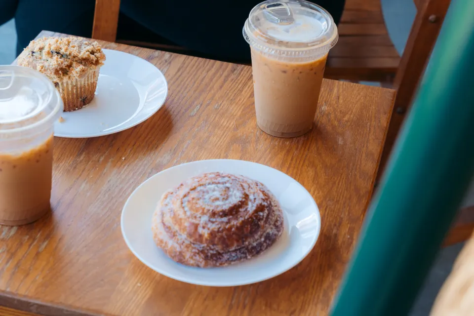 A cafe in Saranac Lake.